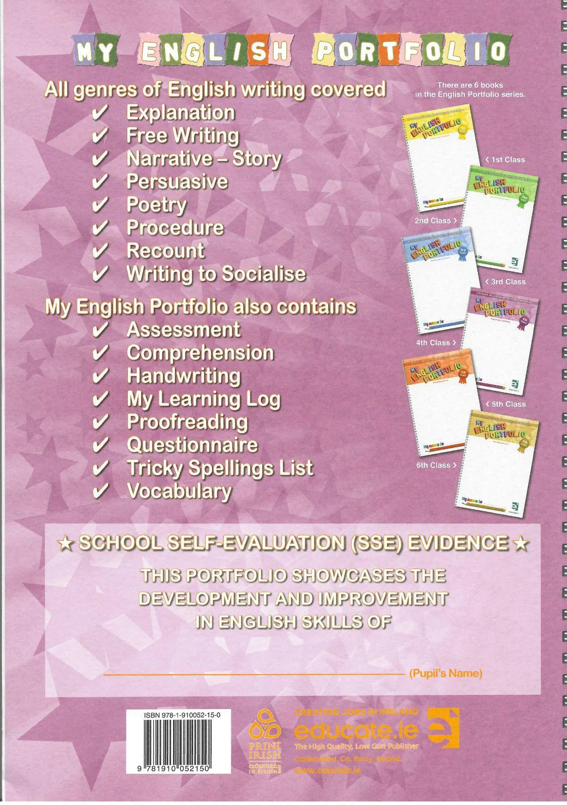 ■ My English Portfolio - 4th Class