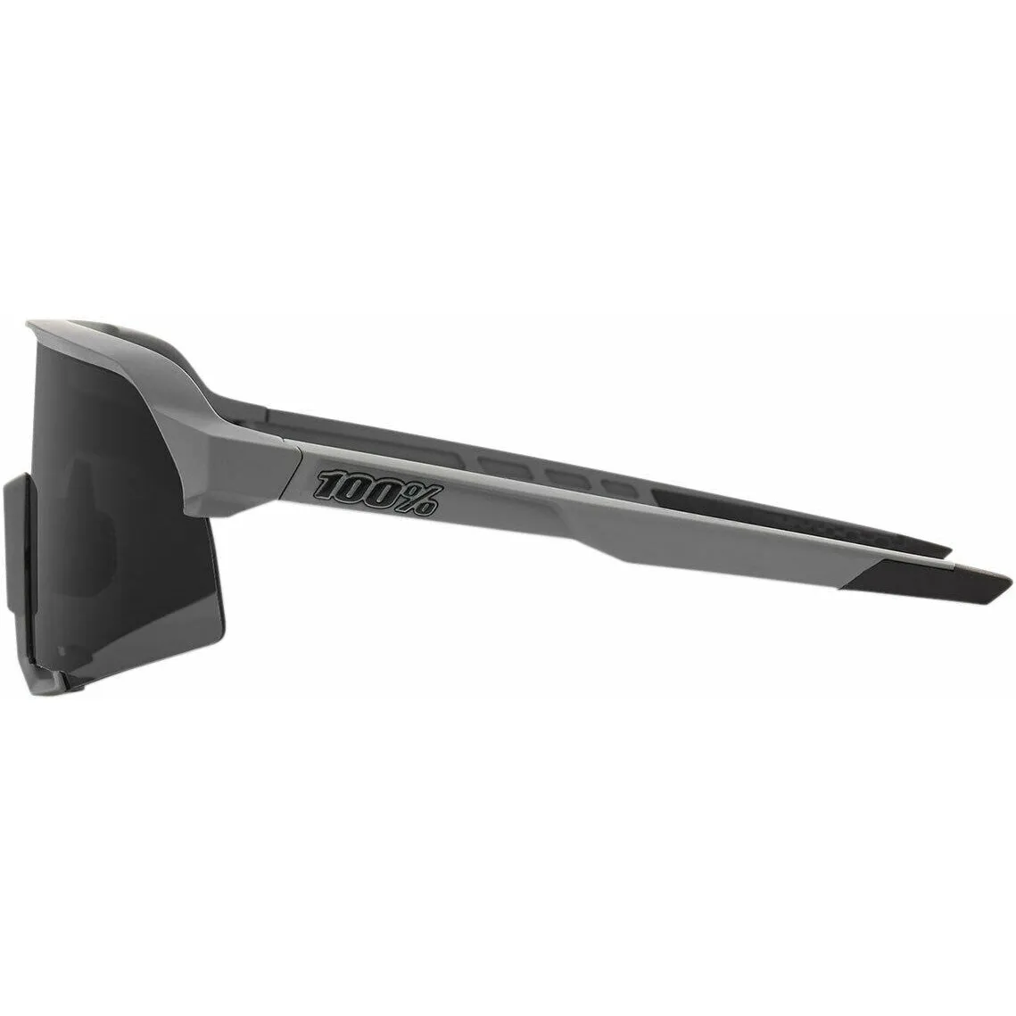 100% Performance S3 Sunglasses Stone Grey with Smoke Lens