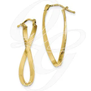 10k Small Twisted Earrings