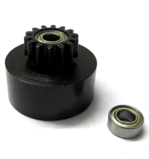 1/10 1/8 Scale .18   Engine Clutch Bell Housing 14 Tooth Teeth 14T   2 Bearings
