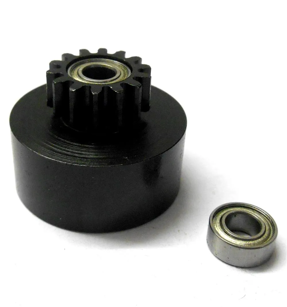 1/10 1/8 Scale .18   Engine Clutch Bell Housing 14 Tooth Teeth 14T   2 Bearings