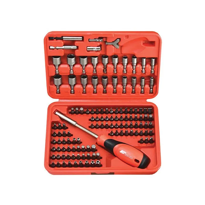 122 Piece Hex, Star, Tamper Star, Clutch, Screwdriver & Nut Driver Bit Set - PT11981