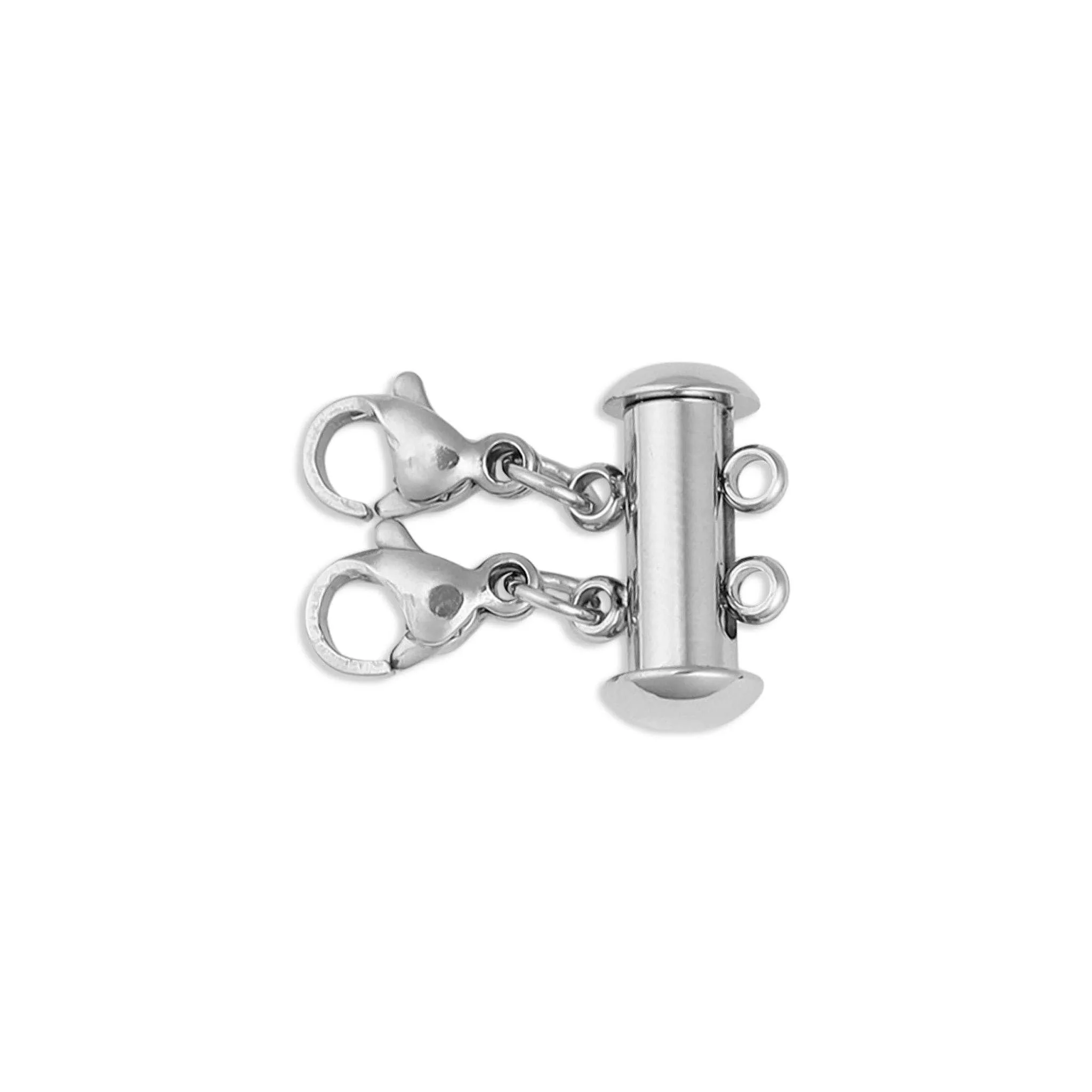 18K Gold PVD and Stainless Steel Layering Necklace Clasp