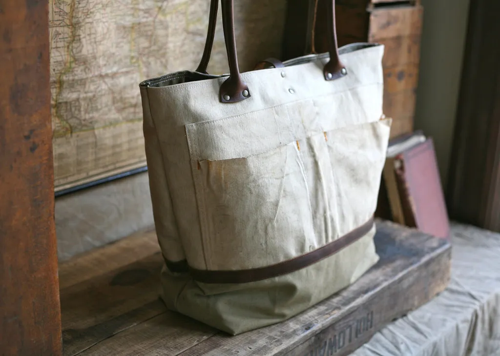 1940's era Canvas & Work Apron Carryall - SOLD