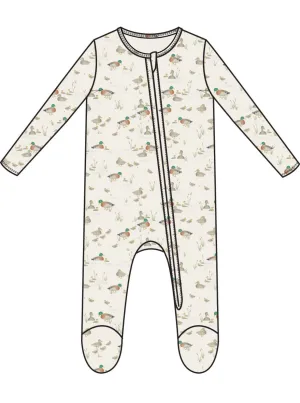 2 Way Zipper Footie, Duckling Families