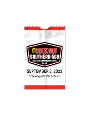 2023 Cookout Southern 500 "To Go Bag" Layered Hatpin