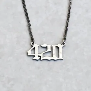 420 Statement Necklace - Silver
