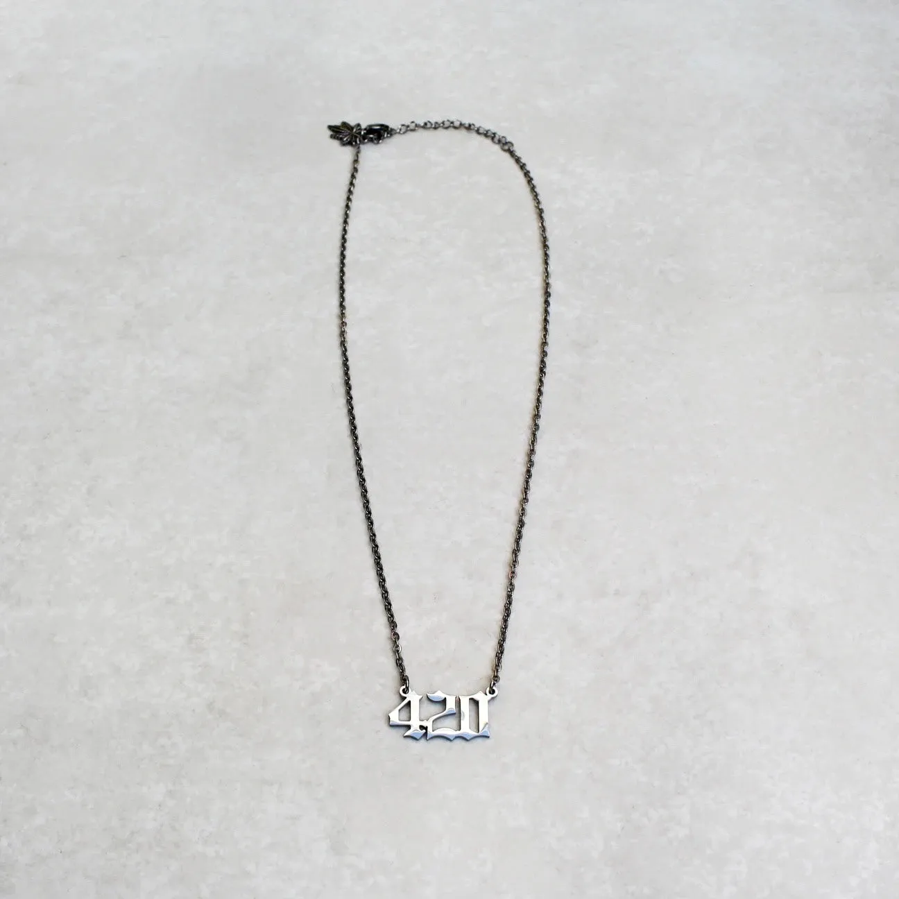 420 Statement Necklace - Silver