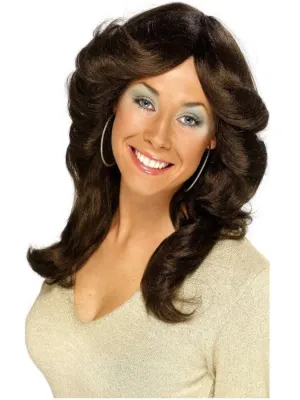 70's Flick Brown wig