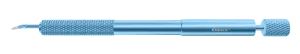 999R 6-20/6-081 Phaco Diamond Knife, Clear Cornea Blade, 2.30 mm, Length 117 mm, Angled Titanium Handle