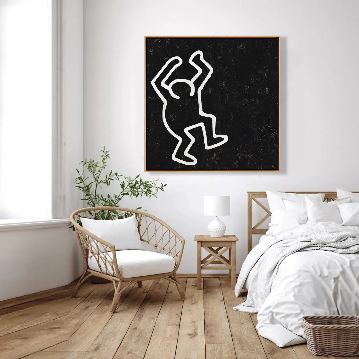 Abstract Dancing Man Painting H211SR