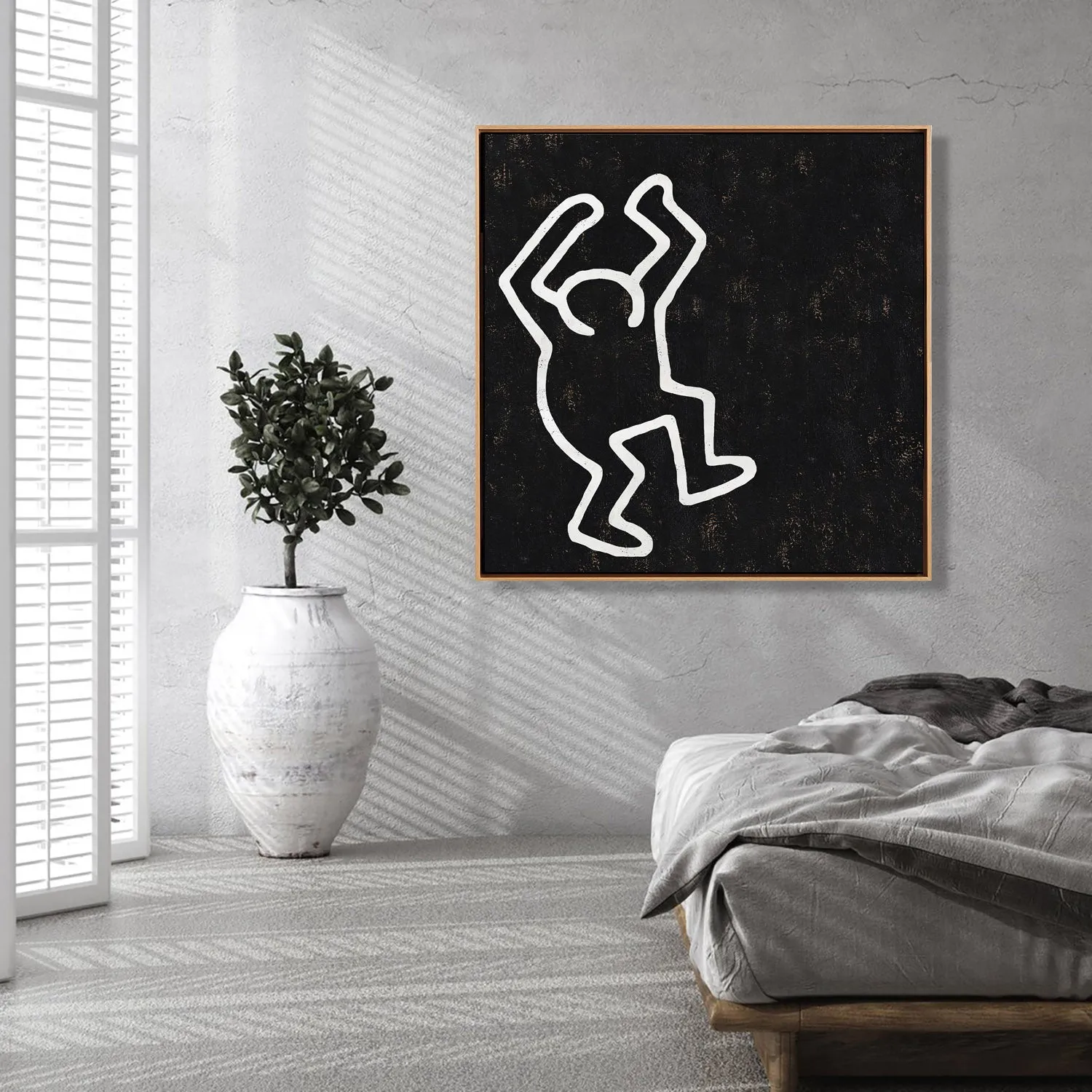 Abstract Dancing Man Painting H211SR