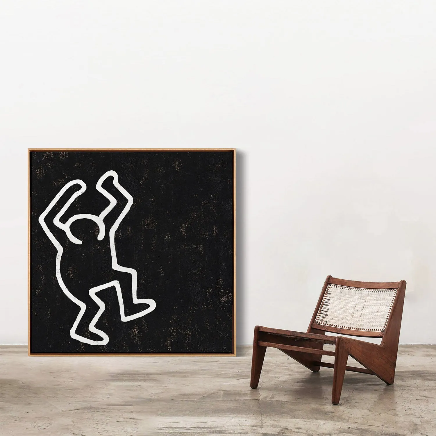 Abstract Dancing Man Painting H211SR