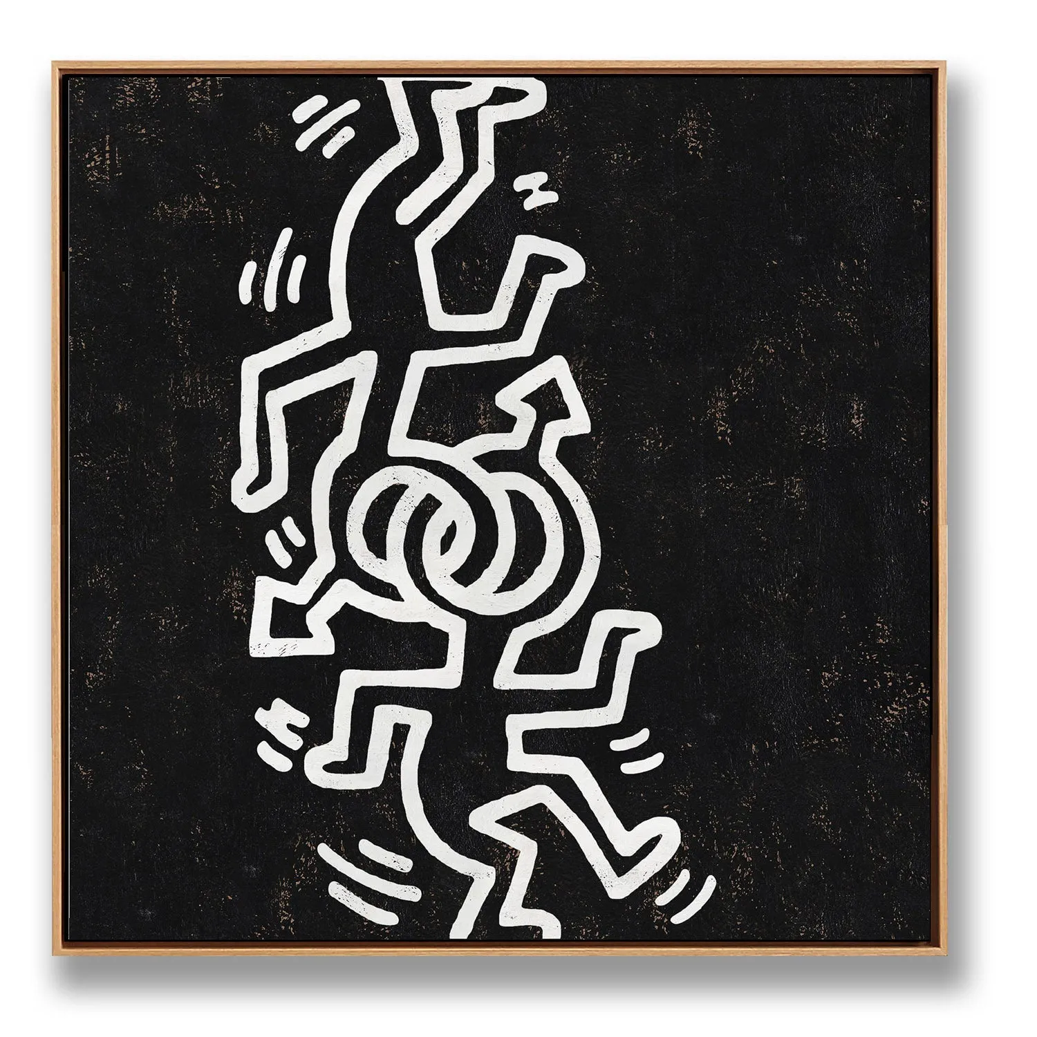 Abstract Dancing Man Painting H308SR