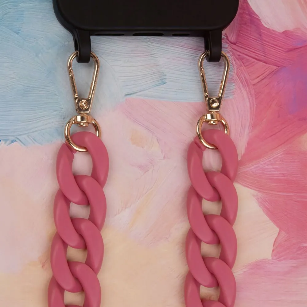 Łańcuch na Telefon do Etui Crossbody - Różowy- 1.2m