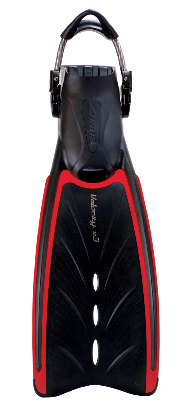 Aeris Velocity X3 fins with Spring Straps Small and X-Large