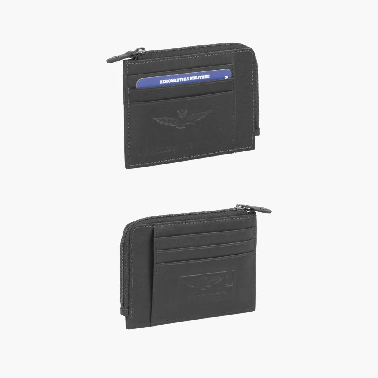 Air Force Military Wallet Flat leather Line New Eagle Am246-NE