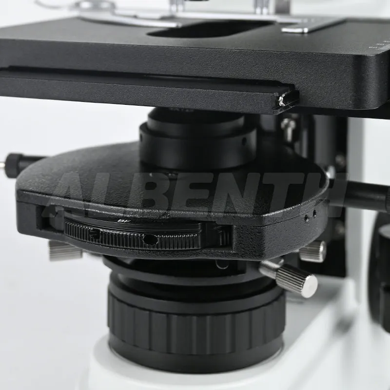 Albenth 10X-1000X Trinocular Plan Phase Phase Contrast Microscope with N.A.1.25 Phase Contrast turret condenser