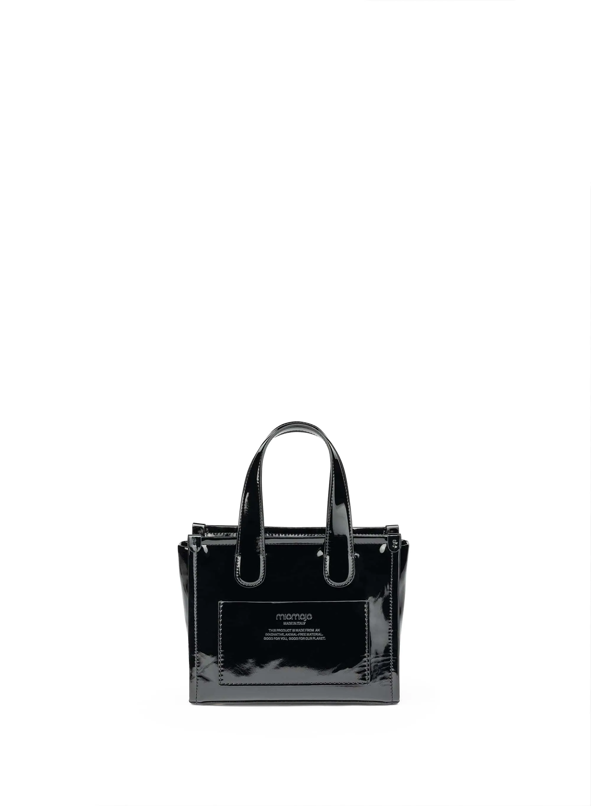 Alma M Corn Leather Vegan Tote Bag | Black