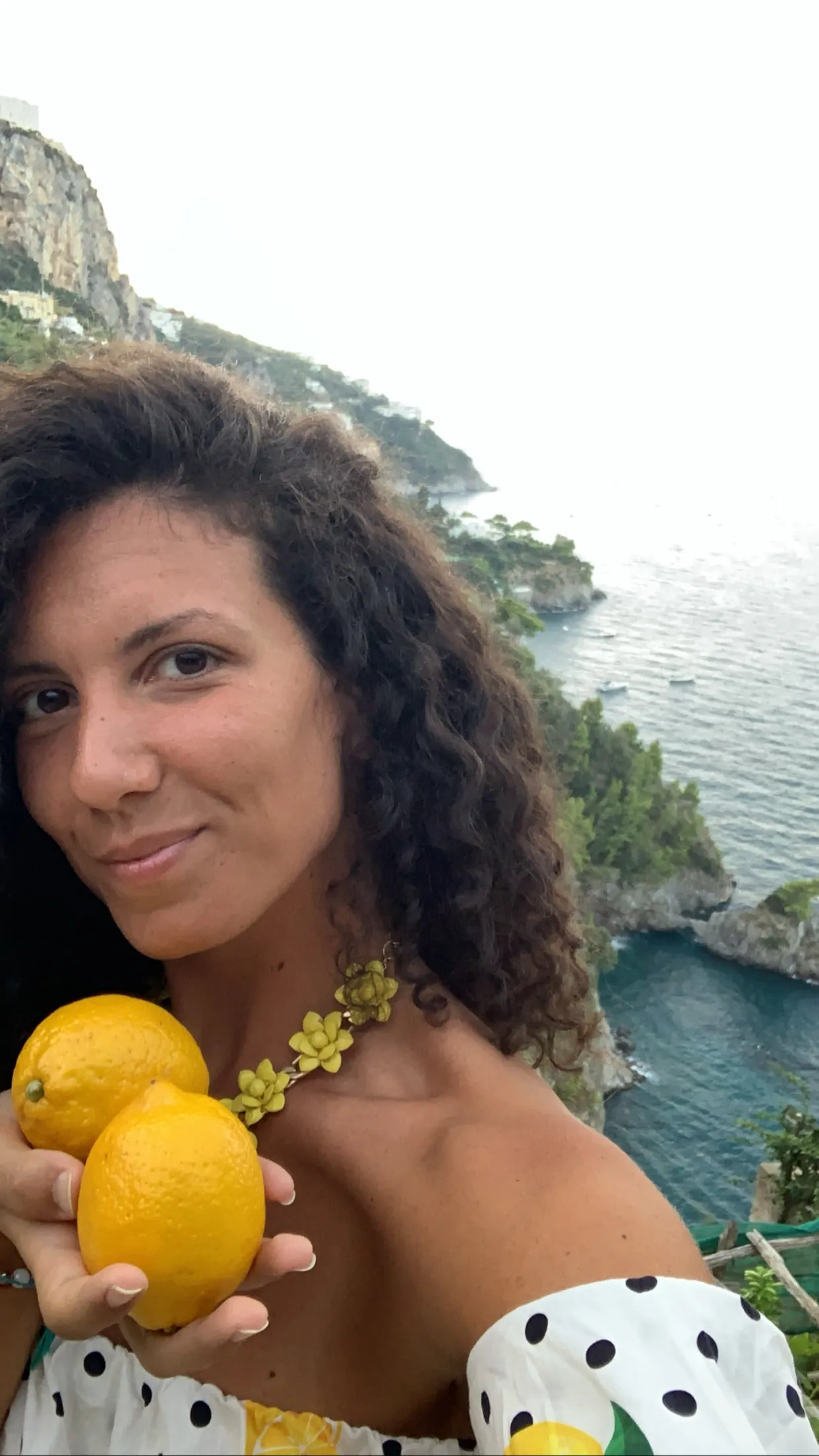 Amalfi Yellow Hibiscus Statement Floral Necklace