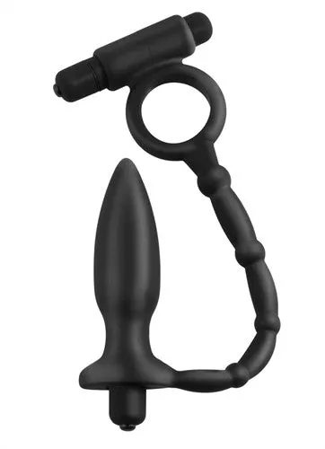 Anal Fantasy Collection Ass-Kicker With  Ring - Black