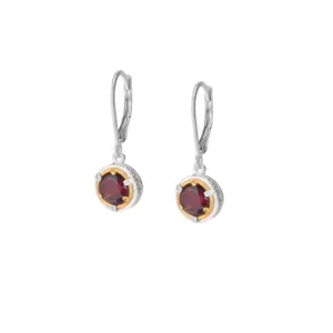 Anatoli Collection Garnet Earrings (sml)