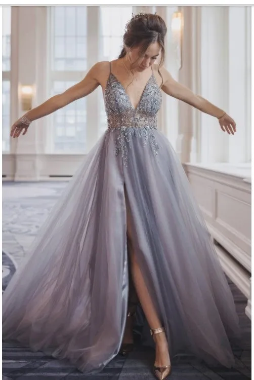 Andrea & Leo Couture A0672 Ophelia Beaded Strapped Tulle Ball Gown