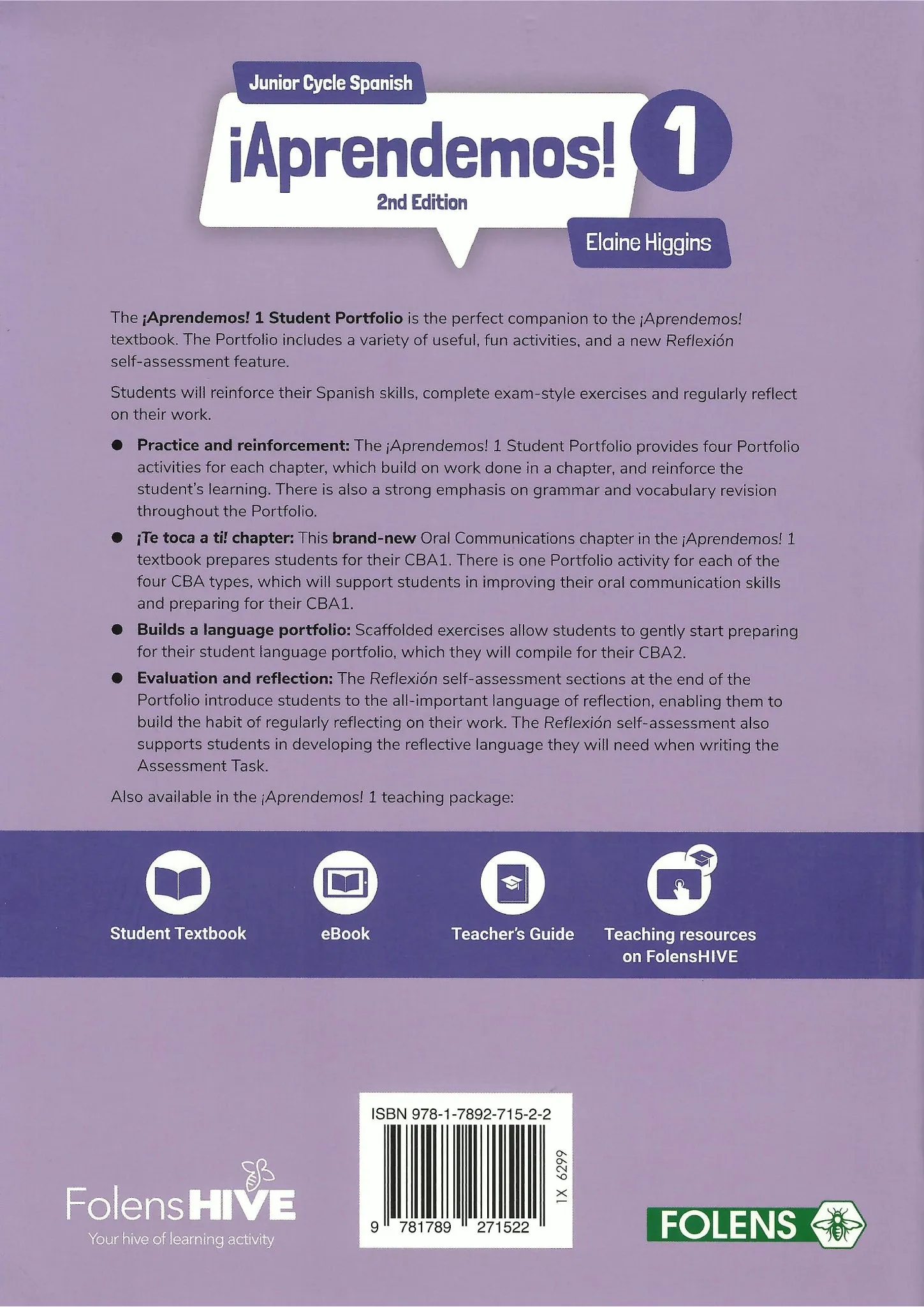 ¡Aprendemos! Book 1 -  Mi Portfolio Book Only - 2nd / New Edition (2023)