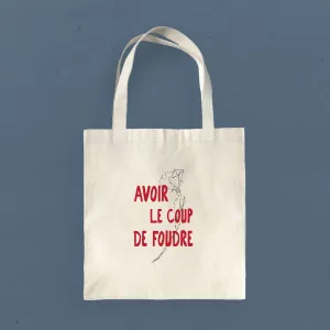 Avoir le Coup de Foudre (Love at First Sight) - Canvas Tote Bag