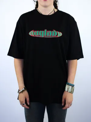 Bag Lady Supplies - Warp t Shirt - Black Red Green
