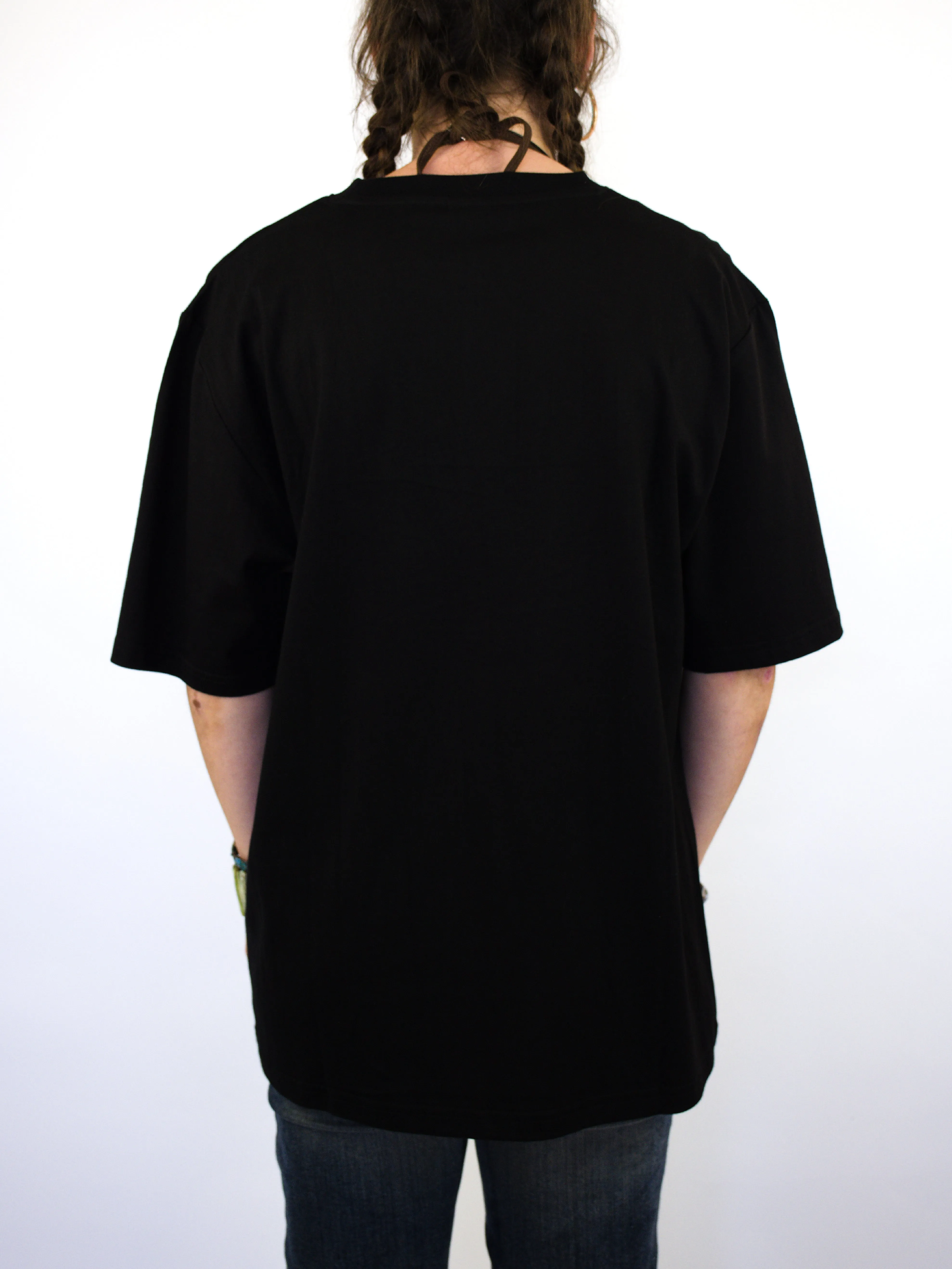 Bag Lady Supplies - Warp t Shirt - Black Red Green