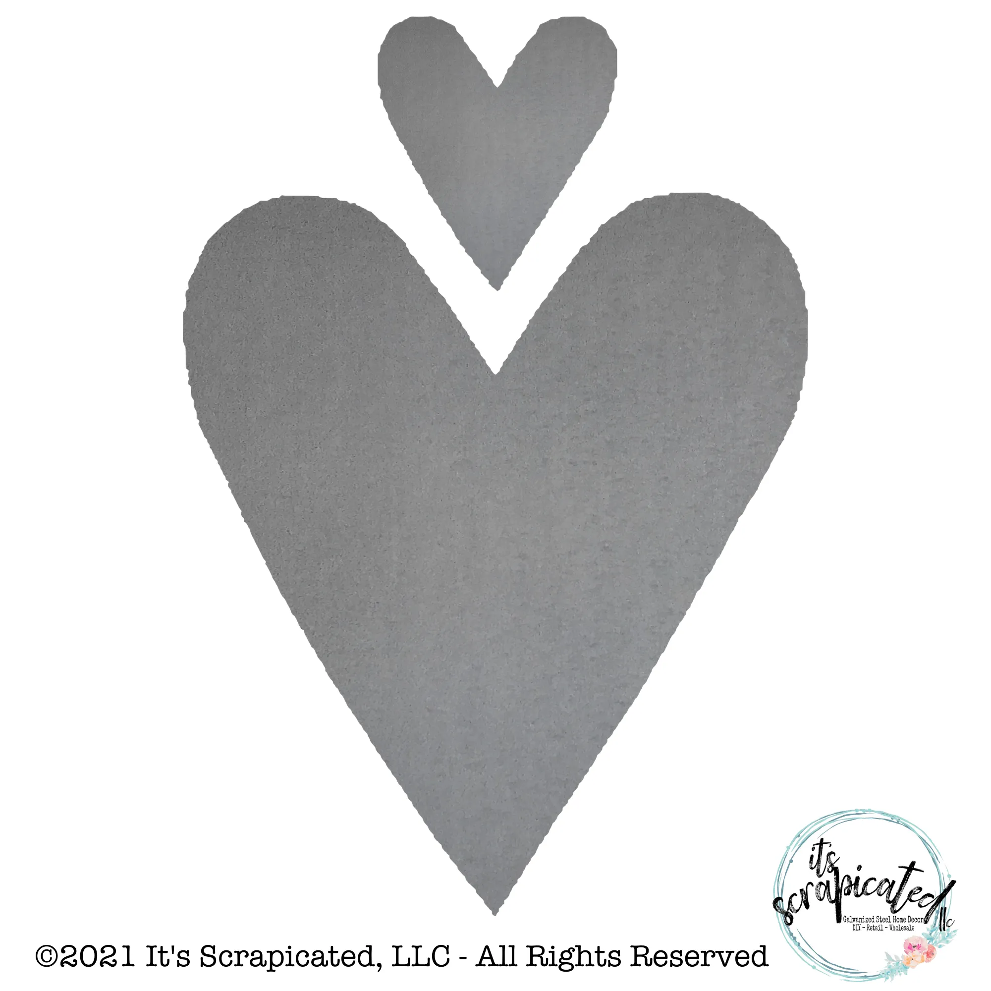 Bare Metal - Heart 3 Ft