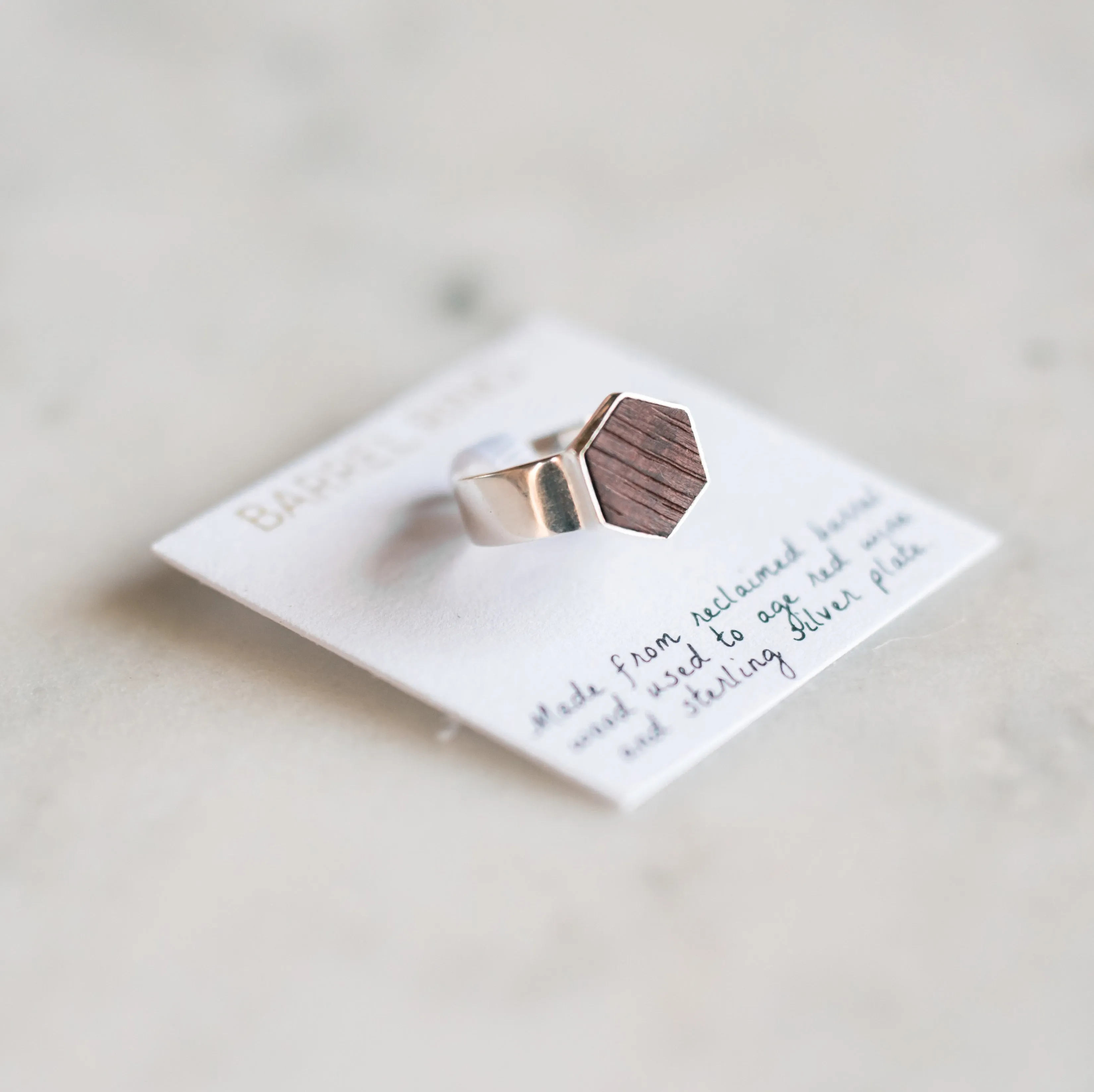 Barrel Ring - Silver