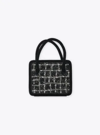 Bejevelled mini crossbody bag