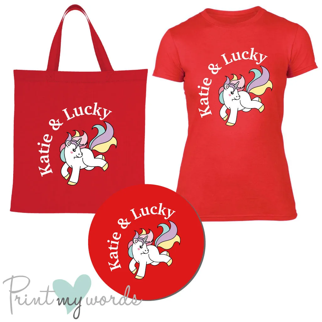 'Bexley' Ladies Personalised Matching Equestrian Set - Unicorn Design