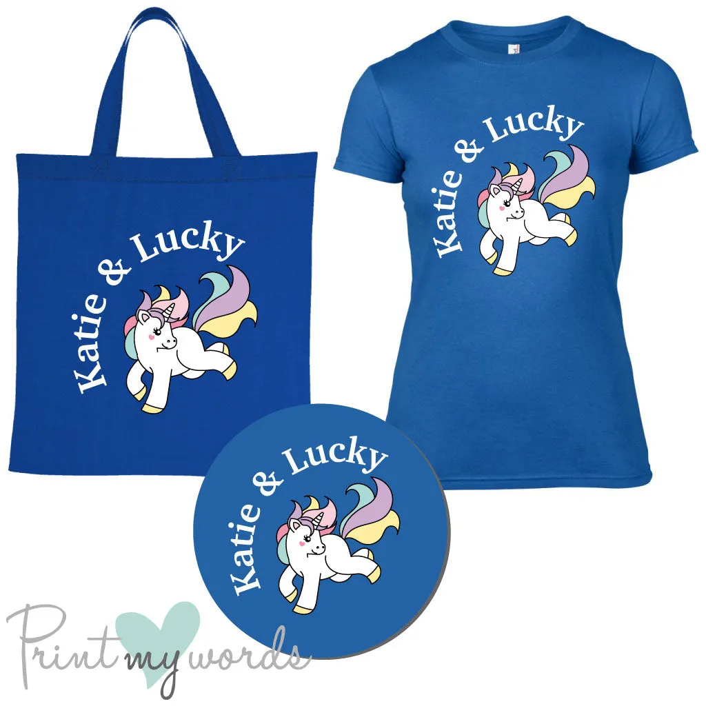 'Bexley' Ladies Personalised Matching Equestrian Set - Unicorn Design