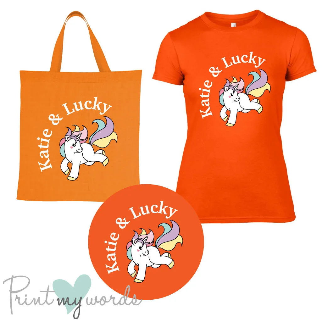 'Bexley' Ladies Personalised Matching Equestrian Set - Unicorn Design