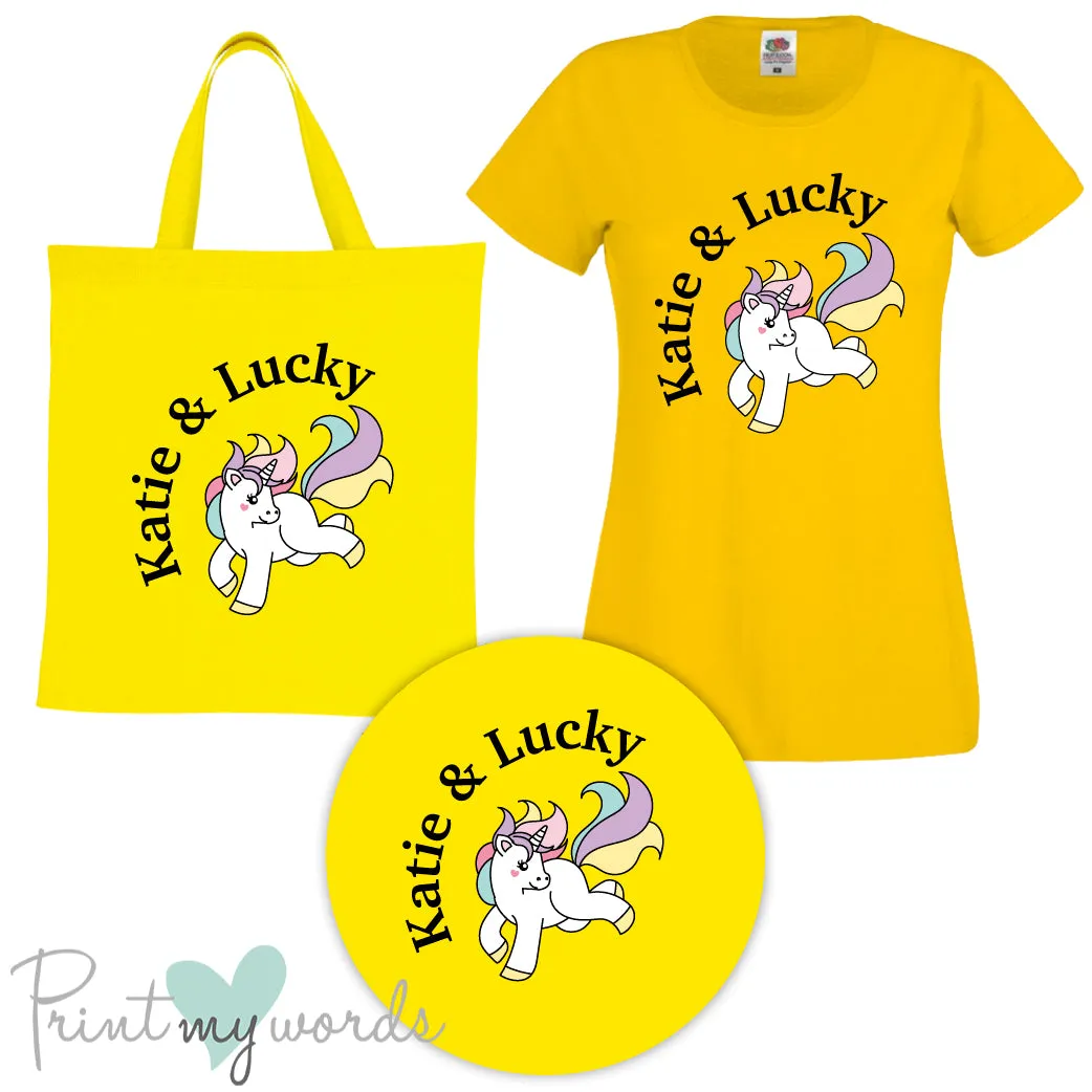 'Bexley' Ladies Personalised Matching Equestrian Set - Unicorn Design