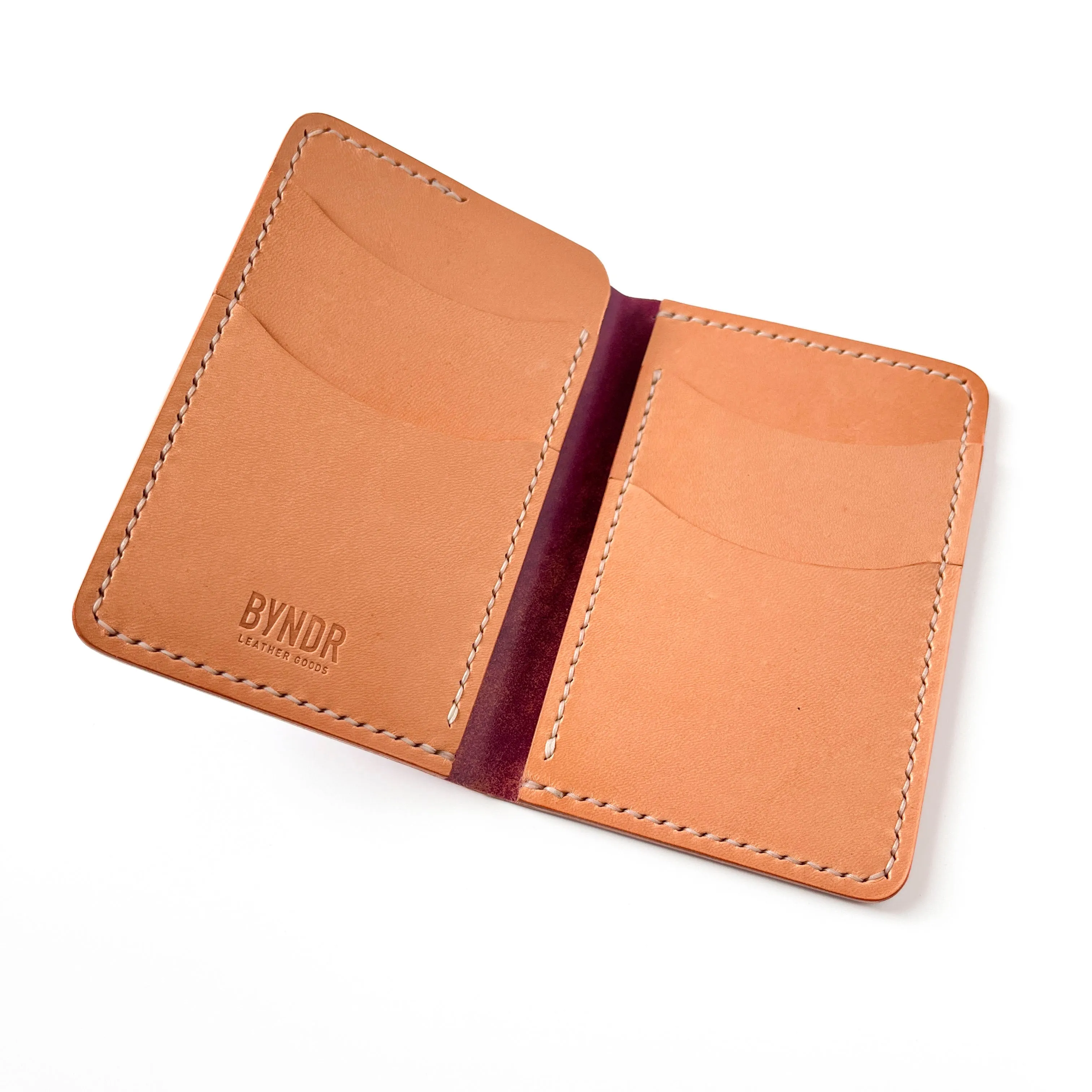 BI-FOLD - ROCADO Shell Cordovan UV Marbled   Natural