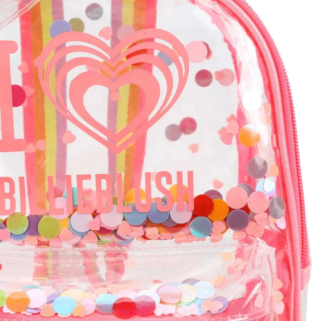 BILLIEBLUSH -  Clear Sequin Rucksack - Multi