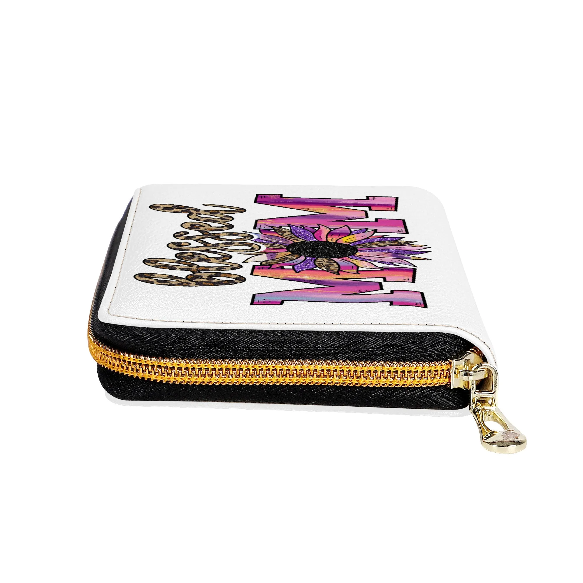Blessed MOM Zipper Purse Clutch Bag