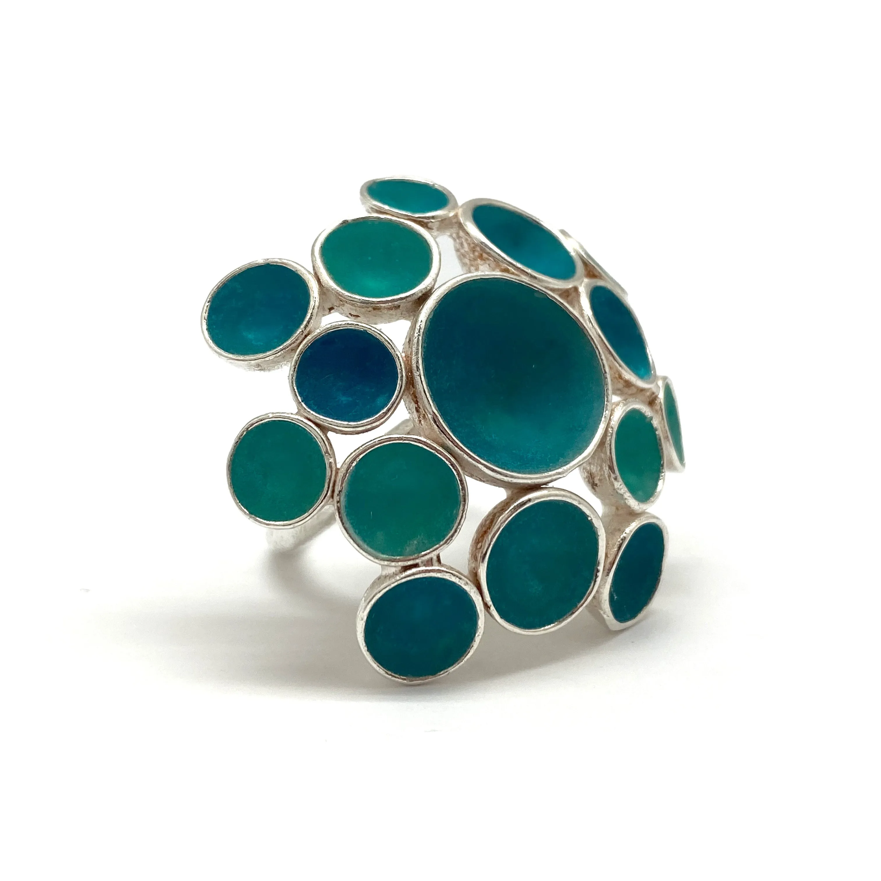 Blue Burst Ring