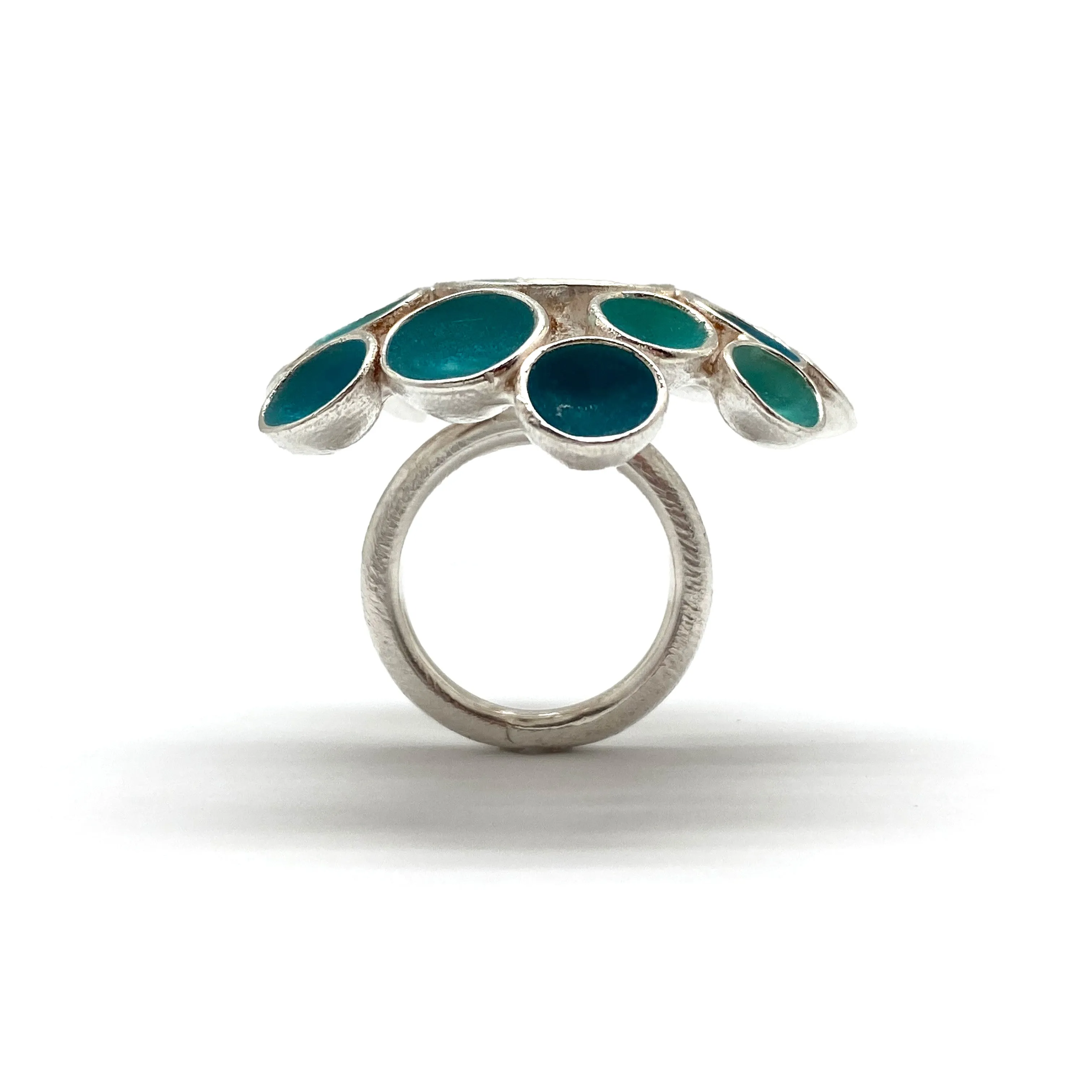 Blue Burst Ring