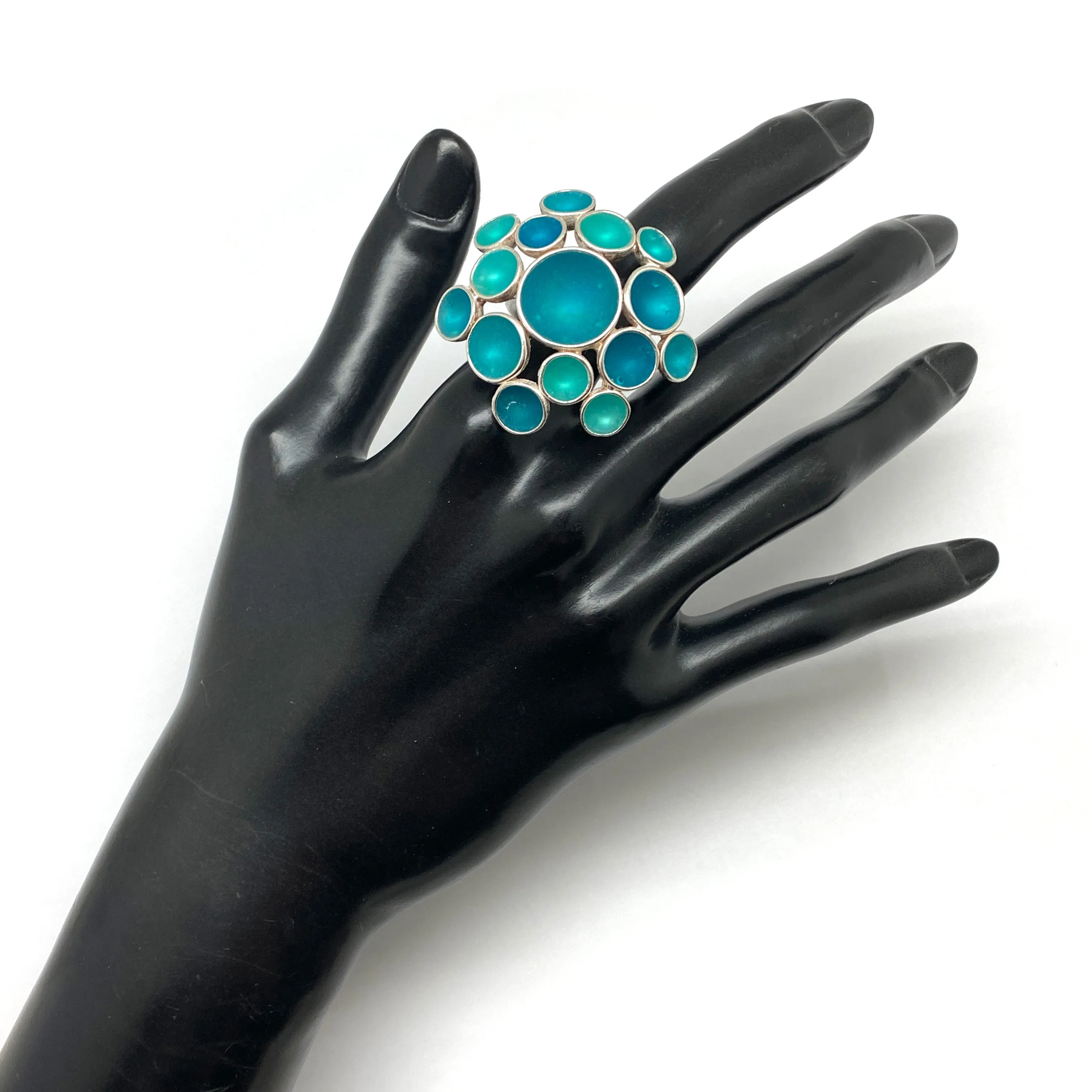 Blue Burst Ring