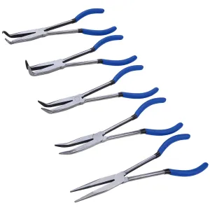 BlueSpot Long Nose Pliers In Wallet 275mm (11") 5 Piece