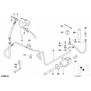 BMW Motorrad Flexible Clutch Line, Bottom