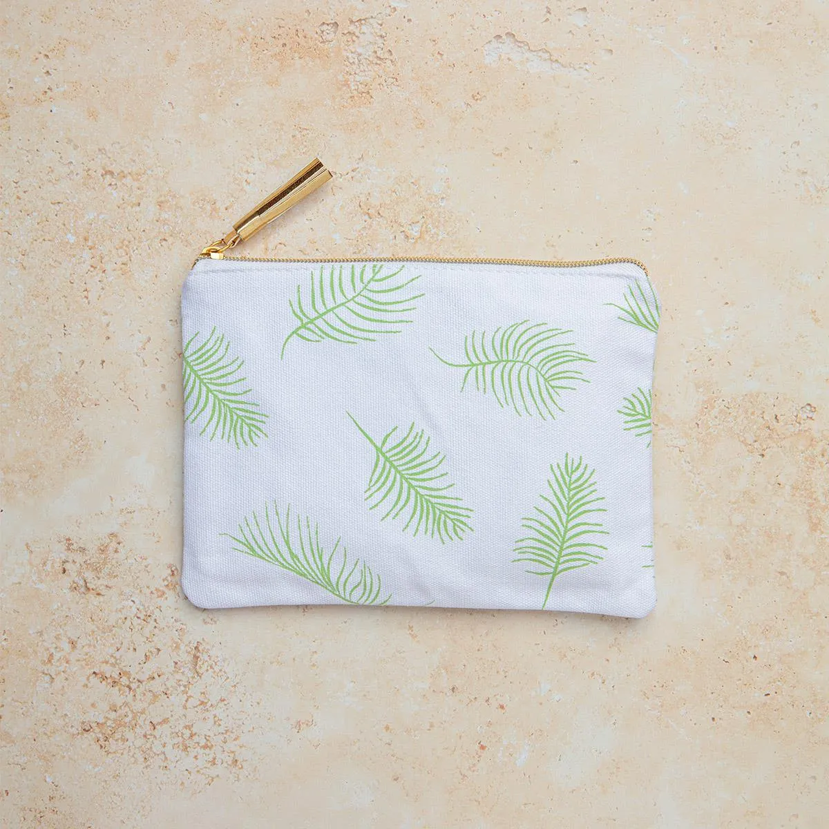 Botanical Purse with Gold Tassel