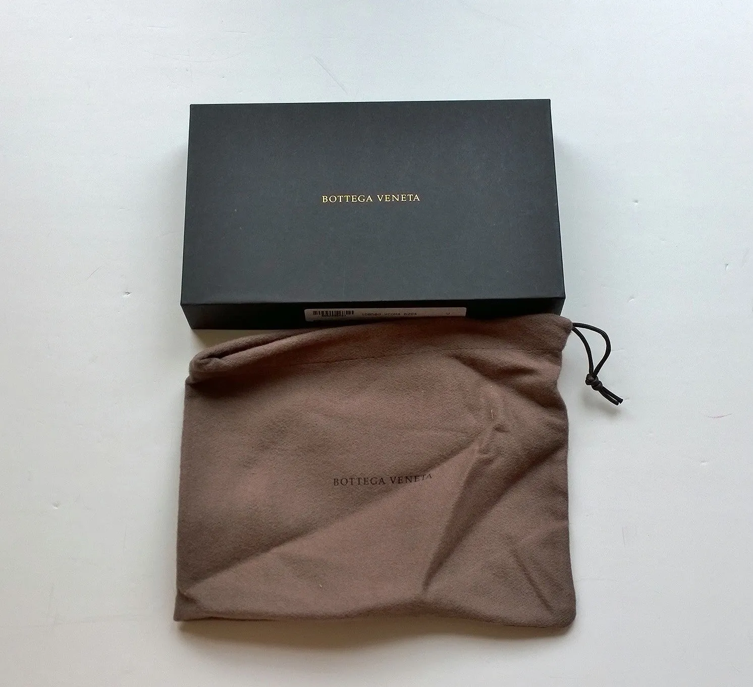 Bottega Venetta Intrecciato Black Woven Leather Wallet with Brown and Navy Color Block