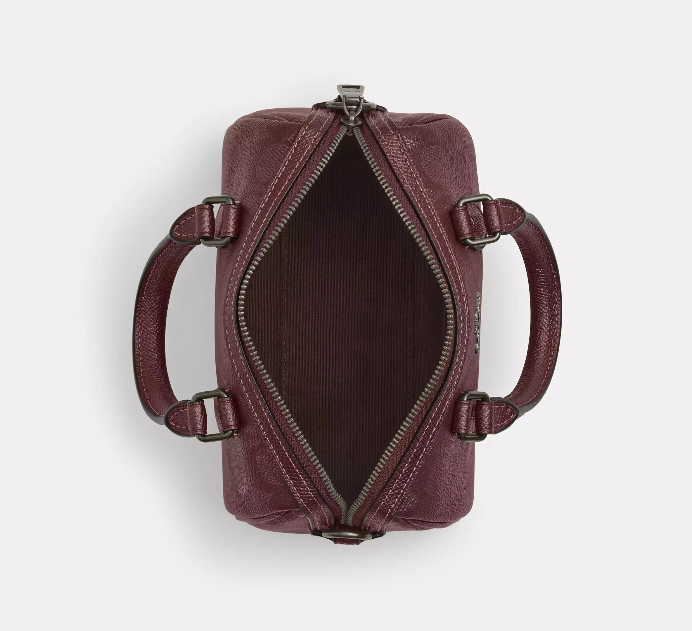 Boxed Mini Rowan Crossbody Bag And Mirror Bag Charm Set In Signature Canvas