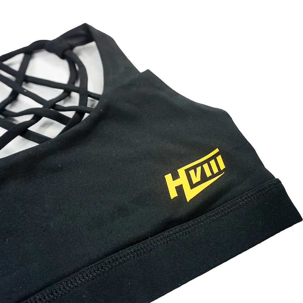 Bra - Black - YELLOW Logo